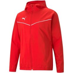 Puma teamRISE All Weather kurtka. Białe kurtki męskie Puma, xl, bez wzorów, sportowe, bez kaptura. Za 293.14 zł.