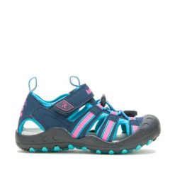 Maluch CRAB sandał granatowy/stalowy. Niebieskie buty zimowe męskie Kamik, bez wzorów, z gumy, bez obcasa, bez zapięcia. Za 187.50 zł.