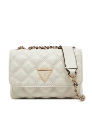 Guess Torebka HWQG87 48740 Biały. Białe torebki do ręki damskie Guess, z aplikacjami, ze skóry, bez dodatków. Za 289.99 zł.