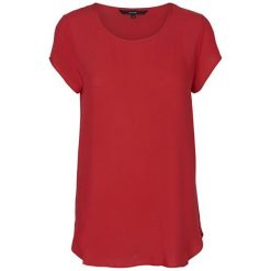 Vero Moda Bluzka damska Boca Ss Bluza Noos Chinese Red (rozmiar XS). Czerwone bluzki damskie Vero Moda, xs, bez wzorów, bez ramiączek, bez kaptura. W wyprzedaży za 31.00 zł.