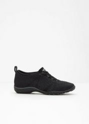Sneakersy w stylu barefoot z elastyczną podeszwą. Brązowe obuwie sportowe damskie bonprix, bez wzorów, bez zapięcia. Za 179.99 zł.
