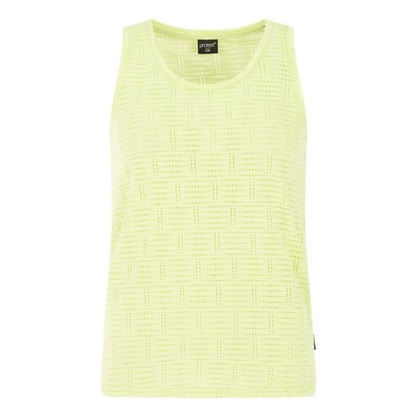Damski tank top Protest Winnies. Zielone topy damskie Protest, bez wzorów, bez kołnierzyka, bez ramiączek. Za 173.00 zł.