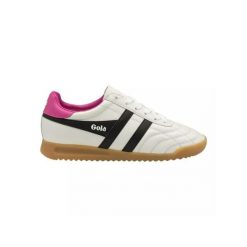 Chaussures Femme Gola CLB410 Blanc Blanc Gola. Białe obuwie sportowe damskie Gola, bez wzorów, bez zapięcia. Za 513.50 zł.