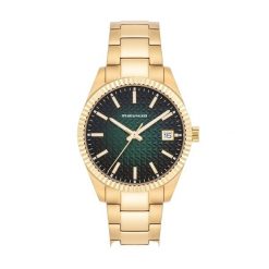 Spears & Walker Zegarek na reke ze stali nierdzewnej w kolorze zlotym Zegarki 1 ct Męskie. Żółte, analogowe zegarki męskie Spears & Walker, z aplikacjami, z koronki, z mosiądzu. Za 529.99 zł.