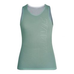 Damski tank top Mavic. Zielone topy damskie MAVIC, bez wzorów, sportowe, bez kołnierzyka, bez ramiączek. Za 191.50 zł.