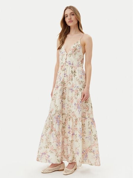 TWINSET Sukienka letnia 251TT2150 Kolorowy Loose Fit. Sukienki damskie Twinset, na lato, bez wzorów, z bawełny, bez kołnierzyka, bez ramiączek. Za 489.99 zł.