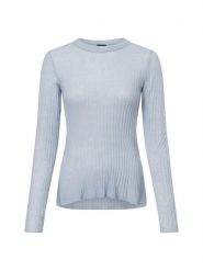 BOSS Orange Sweter - Fennona Kobiety niebieski, XL. Niebieskie swetry nierozpinane damskie BOSS Orange, xl, bez wzorów, prążkowane, eleganckie, bez kołnierzyka, bez ramiączek. Za 349.95 zł.