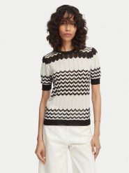 Artigli Sweter ACMA004828 Biały Regular Fit. Białe swetry nierozpinane damskie Artigli, m, bez wzorów, z wiskozy, bez kołnierzyka, bez ramiączek. Za 239.99 zł.