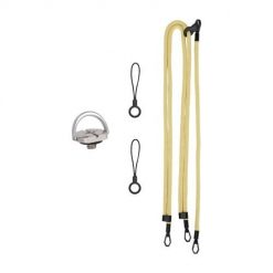 Wielofunkcyjny pasek na szyję Sunnylife GS022 do Pocket 3 (żółty). Żółte zegarki sportowe SunnyLife, bez wzorów. Za 33.00 zł.