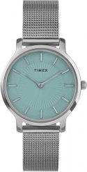 Zegarek damski Timex TW2Y10100 srebrny. Szare zegarki damskie Timex, srebrne. Za 664.16 zł.