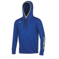 Bluza z kapturem Mizuno Team. Szare bluzy męskie Mizuno, bez wzorów, sportowe, bez ramiączek, z kapturem. Za 229.00 zł.