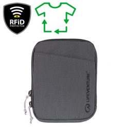 Kompaktowa torba podróżna Lifeventure RFID 155×120×20 mm. Szare torby na ramię męskie Lifeventure, bez wzorów, na ramię. Za 102.80 zł.