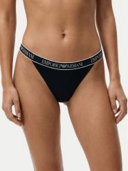 Emporio Armani Underwear Komplet stringów EW000405 AF19026 MC005 Czarny. Czarne majtki damskie Emporio Armani Underwear, z bawełny. Za 209.99 zł.