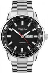 Zegarek Sekonda Zegarek męski Sekonda 30204 srebrny. Szare zegarki męskie Sekonda, bez wzorów, srebrne. Za 260.00 zł.