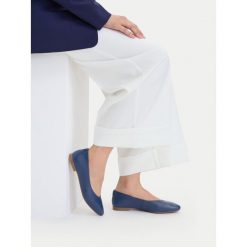 Baleriny Lasocki. Niebieskie balerinki damskie Lasocki, bez wzorów, bez obcasa, bez zapięcia. Za 149.99 zł.