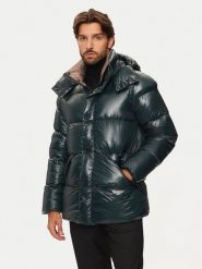 Hetregó Kurtka puchowa Justin 8N562 Zielony Regular Fit. Zielone kurtki męskie HETREGO, m, bez wzorów, z puchu, bez kaptura. Za 1,749.00 zł.