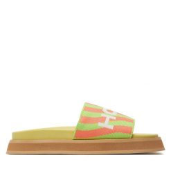 Klapki HOFF. Czerwone klapki damskie HOFF, bez wzorów, bez obcasa, bez zapięcia. Za 349.99 zł.