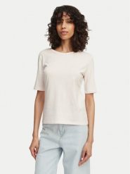 BOSS T-Shirt Evyta 50561508 Różowy Regular Fit. Czerwone t-shirty damskie Boss, xs, bez wzorów, z bawełny, bez kołnierzyka, bez ramiączek. Za 399.99 zł.