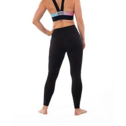 Damskie legginsy Metal Boxe. Czarne legginsy damskie METAL BOXE, bez wzorów, z elastanu. Za 229.00 zł.
