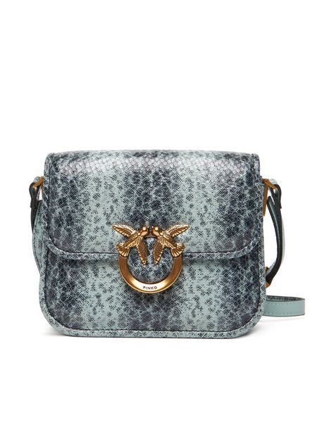 PINKO Torebka Love Box Bag Fl Mini PE 25 PLTT 104297 A2CH Zielony. Zielone listonoszki damskie Pinko, bez wzorów, ze skóry, bez dodatków. Za 799.99 zł.