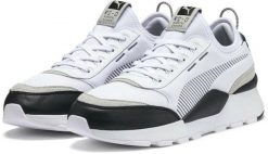 Damskie trampki PUMA RS Core. Białe trampki i tenisówki damskie Puma, bez wzorów, ze skóry, bez zapięcia. Za 306.53 zł.