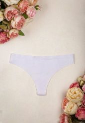 Białe Bezszwowe Majtki Stringi Mante. Białe majtki damskie Born2be. Za 4.99 zł.