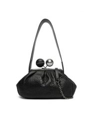 Weekend Max Mara Torebka 2525516075600 Czarny. Czarne torebki do ręki damskie Weekend Max Mara, bez wzorów, ze skóry, bez dodatków. Za 2,539.00 zł.