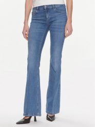 Liu Jo Jeansy UA4057 DS015 Niebieski Flare Fit. Niebieskie jeansy damskie Liu Jo, bez wzorów, z bawełny. Za 419.99 zł.