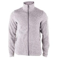 Bluza męska Richard Fleece jasnoszara. Szare bluzy męskie Weather Report, m, bez wzorów, bez ramiączek, bez kaptura. Za 149.99 zł.
