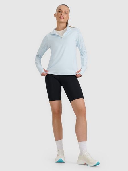 4F Legginsy kolarki do biegania szybkoschnące damskie - czarne S. Czarne legginsy damskie 4F, bez wzorów, z materiału. W wyprzedaży za 99.99 zł.