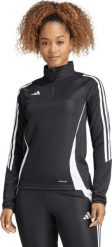 Adidas Bluza damska Tiro 24 Training czarna IJ9962 XS. Czarne bluzy damskie Adidas, xs, bez wzorów, bez ramiączek, bez kaptura. Za 228.99 zł.