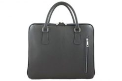 Torba skórzana na laptopa BARBERINI'S 899-28 c. szara. Szare torby na laptopa damskie Barberinis, bez wzorów, ze skóry, na ramię, małe. Za 349.99 zł.