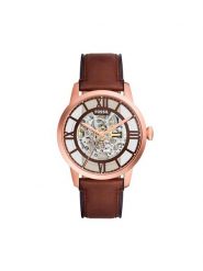Fossil Zegarek Townsman ME3259 Brązowy. Brązowe, analogowe zegarki męskie FOSSIL, bez wzorów. Za 1,119.00 zł.