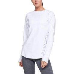 Under Armour ColdGear® Armour Koszulka Biały. Białe bluzki damskie Under Armour, xs, bez wzorów, z elastanu, bez kołnierzyka, bez ramiączek. Za 240.95 zł.