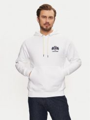 Tommy Hilfiger Bluza MW0MW37462 Biały Regular Fit. Białe bluzy męskie Tommy Hilfiger, m, bez wzorów, z bawełny, bez ramiączek, bez kaptura. Za 479.99 zł.