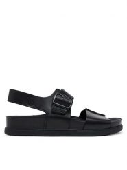 Clarks Sandały Torford Strap 26180896 Czarny. Czarne sandały męskie Clarks, bez wzorów, ze skóry, bez zapięcia. Za 309.99 zł.