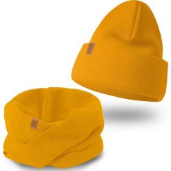 Nandy Nandy Damski Komplet Zimowy Czapka Komin Kolory - Zest-Ck-20849-040-Miodow. Czapki damskie Nandy, na zimę, bez wzorów. Za 99.90 zł.