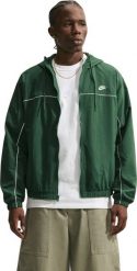Kurtka męska Nike Kurtka męska Nike Club zielona HJ2012 323 L. Zielone kurtki męskie Nike, l, bez wzorów, bez kaptura. Za 421.18 zł.