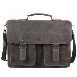 Torba męska skórzana Canaletto vintage laptop do 15″ TM530s342. Szare torby na laptopa damskie bez wzorów, ze skóry. Za 520.00 zł.