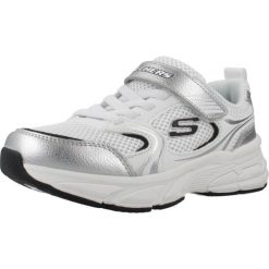 Buty SKECHERS RETRO GRAPH Biały. Białe obuwie trekkingowe damskie Skechers, z syntetyku, bez zapięcia. Za 210.99 zł.