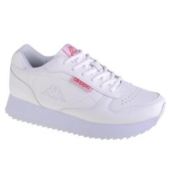 Buty sportowe Sneakersy damskie, Kappa Base II PF. Białe obuwie sportowe damskie Kappa, bez wzorów, z gumy, bez zapięcia, trekkingowe. Za 179.99 zł.