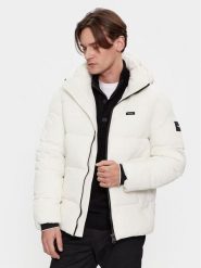 Calvin Klein Kurtka zimowa Crinkle K10K110336 Écru Regular Fit. Kurtki męskie Calvin Klein, na zimę, m, bez wzorów, z syntetyku, bez kaptura. Za 1,049.00 zł.