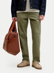 Jack & Jones Chinosy Kane 12268490 Zielony Regular Fit. Zielone eleganckie spodnie męskie Jack & Jones, bez wzorów, z bawełny. Za 179.99 zł.