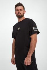 T-shirt męski z logo PLEIN SPORT. T-shirty męskie Philipp Plein, m, bez wzorów, bez kołnierzyka, bez ramiączek. Za 819.00 zł.