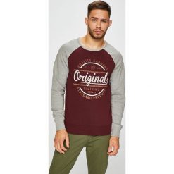 Jack & Jones - Bluza. Szare bluzy męskie Jack & Jones, m, bez wzorów, z bawełny, bez ramiączek, bez kaptura. W wyprzedaży za 99.90 zł.