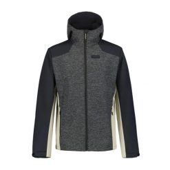 Techniczna kurtka softshell do wędrówek Icepeak Beedeville. Czarne kurtki męskie Icepeak, s, bez wzorów, z softshellu, bez kaptura, trekkingowe. Za 391.35 zł.