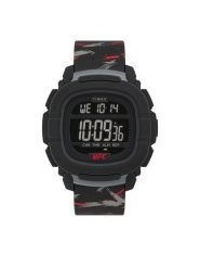 Timex Zegarek UFC Strength Shock XL TW2V85200 Czarny. Czarne, analogowe zegarki męskie Timex, bez wzorów. Za 409.99 zł.