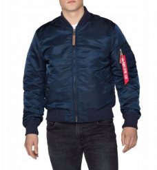 Kurtka męska Alpha Industries MA-1 Vintage 59 VF - Replica Blue L. Niebieskie kurtki męskie Alpha Industries, l, bez wzorów, vintage, bez kaptura. Za 668.30 zł.