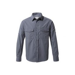 Koszula turystyczna męska Craghoppers Kiwi LS Shirt. Zielone koszule męskie Craghoppers, m, bez wzorów, sportowe, bez kołnierzyka, bez ramiączek. Za 228.99 zł.