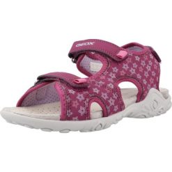 Sandały GEOX J SANDAL WHINBERRY G Bordeaux. Czerwone sandały męskie Geox, na lato, bez wzorów, z syntetyku, bez zapięcia. Za 201.99 zł.